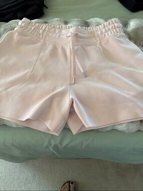 lululemon athletica Light Pink Drawstring Athletic Shorts